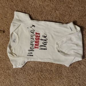 Momma's Target Date 12month etsy onesie